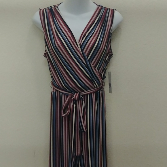 Anthropologie- Donna Morgan Striped Jumpsuit - Picture 9 of 16
